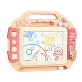 Maxbell Magnetic Drawing Board with Sturdy Legs Etch Table Sketch Pad for Kids Gifts Pink