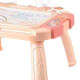 Maxbell Magnetic Drawing Board with Sturdy Legs Etch Table Sketch Pad for Kids Gifts Pink