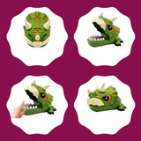 Maxbell Biting Finger Family Entertainment Game Interactive Toy Biting Hand for Kids Green