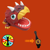 Maxbell Biting Finger Family Entertainment Game Interactive Toy Biting Hand for Kids Red