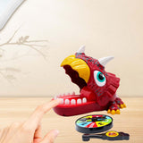 Maxbell Biting Finger Family Entertainment Game Interactive Toy Biting Hand for Kids Red