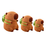 Maxbell Capybara Plush Toy with Turtle Bag Plush Capybara Doll for Boys Girls Adults 23cm