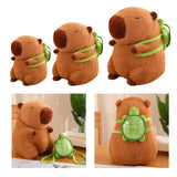 Maxbell Capybara Plush Toy with Turtle Bag Plush Capybara Doll for Boys Girls Adults 23cm