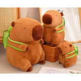 Maxbell Capybara Plush Toy with Turtle Bag Plush Capybara Doll for Boys Girls Adults 23cm