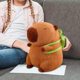 Maxbell Capybara Plush Toy with Turtle Bag Plush Capybara Doll for Boys Girls Adults 23cm