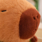 Maxbell Capybara Plush Toy with Turtle Bag Plush Capybara Doll for Boys Girls Adults 33cm