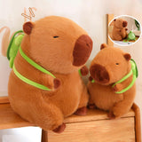 Maxbell Capybara Plush Toy with Turtle Bag Plush Capybara Doll for Boys Girls Adults 45cm