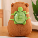 Maxbell Capybara Plush Toy with Turtle Bag Plush Capybara Doll for Boys Girls Adults 45cm