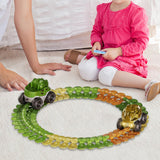 Maxbell Kids Electric Car Track Sets Imagination DIY Assembly for Children 4~7 Girls