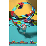 Maxbell Kids Electric Car Track Sets Imagination DIY Assembly for Children 4~7 Girls