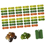 Maxbell Kids Electric Car Track Sets Imagination DIY Assembly for Children 4~7 Girls