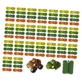 Maxbell Kids Electric Car Track Sets Imagination DIY Assembly for Children 4~7 Girls