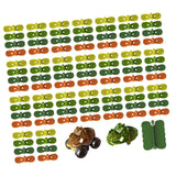 Maxbell Kids Electric Car Track Sets Imagination DIY Assembly for Children 4~7 Girls