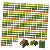 Maxbell Kids Electric Car Track Sets Imagination DIY Assembly for Children 4~7 Girls