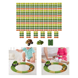 Maxbell Kids Electric Car Track Sets Imagination DIY Assembly for Children 4~7 Girls