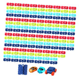 Maxbell Kids Electric Car Track Sets Imagination DIY Assembly for Children 4~7 Girls