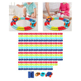 Maxbell Kids Electric Car Track Sets Imagination DIY Assembly for Children 4~7 Girls