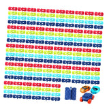 Maxbell Kids Electric Car Track Sets Imagination DIY Assembly for Children 4~7 Girls