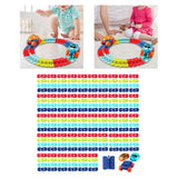 Maxbell Kids Electric Car Track Sets Imagination DIY Assembly for Children 4~7 Girls