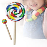 Maxbell Wooden Hand Drum Kids Music Toy Handheld Percussion Instrument Toys for Home