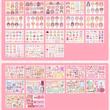 Maxbell Face Sticker Book Funny Stickers Face Activity Book for Party Favors Ages 3+ Style A