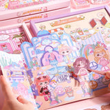 Maxbell Face Sticker Book Funny Stickers Face Activity Book for Party Favors Ages 3+ Style C