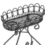 Maxbell Simulation 1/12 Dollhouse Flower Stand Miniature Garden Scene for Kids Girls Black