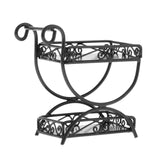 Maxbell 1:12 Plant Pot Display Shelf Realistic Kids Pretend Play Toy Miniature Scene black