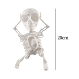 Maxbell Wind up Dancing Skeleton Unique for Home Decor Theme Party Activity Children White
