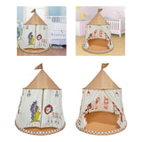 Maxbell Kids Play Tent Portable Children Castle Playhouse for Parks Backyard Picnics lion