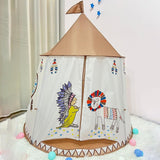 Maxbell Kids Play Tent Portable Children Castle Playhouse for Parks Backyard Picnics lion