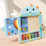 Maxbell Montessori Color Matching Puzzle Wooden Puzzle Game Board Party