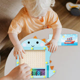 Maxbell Montessori Color Matching Puzzle Wooden Puzzle Game Board Party