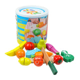 Maxbell Pretend Kitchen Toys Motor Skills Play Food Toy for Kids Ages 1 2 3 Toddlers