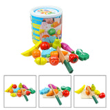 Maxbell Pretend Kitchen Toys Motor Skills Play Food Toy for Kids Ages 1 2 3 Toddlers