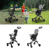 Maxbell Baby Stroller Adjustable Handles Travel Stroller for Picnic Shopping Outdoor