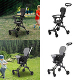 Maxbell Baby Stroller Adjustable Handles Travel Stroller for Picnic Shopping Outdoor
