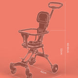 Maxbell Baby Stroller Adjustable Handles Travel Stroller for Picnic Shopping Outdoor