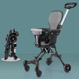 Maxbell Baby Stroller Adjustable Handles Travel Stroller for Picnic Shopping Outdoor