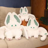 Maxbell Stuffed Doll Bunny Cute Rabbit Plush Toy for Home Living Room Bedroom Green