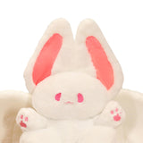 Maxbell Stuffed Doll Bunny Cute Rabbit Plush Toy for Home Living Room Bedroom Pink