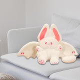 Maxbell Stuffed Doll Bunny Cute Rabbit Plush Toy for Home Living Room Bedroom Pink