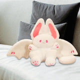 Maxbell Stuffed Doll Bunny Cute Rabbit Plush Toy for Home Living Room Bedroom Pink