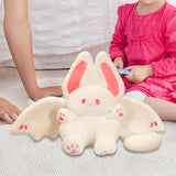 Maxbell Stuffed Doll Bunny Cute Rabbit Plush Toy for Home Living Room Bedroom Pink