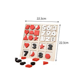 Maxbell Montessori Number Geometry Game Children Early Education for Kids Girls Boys