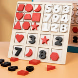 Maxbell Montessori Number Geometry Game Children Early Education for Kids Girls Boys