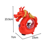 Maxbell Light and Sound Toy Walking Dragon Toy Car for Prize Box Role Play Preschool