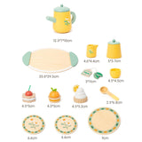 Maxbell Toddlers Tea Set Teapot Cups Dishes Afternoon Tea Playset for Children Girls