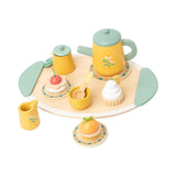 Maxbell Toddlers Tea Set Teapot Cups Dishes Afternoon Tea Playset for Children Girls