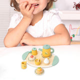 Maxbell Toddlers Tea Set Teapot Cups Dishes Afternoon Tea Playset for Children Girls